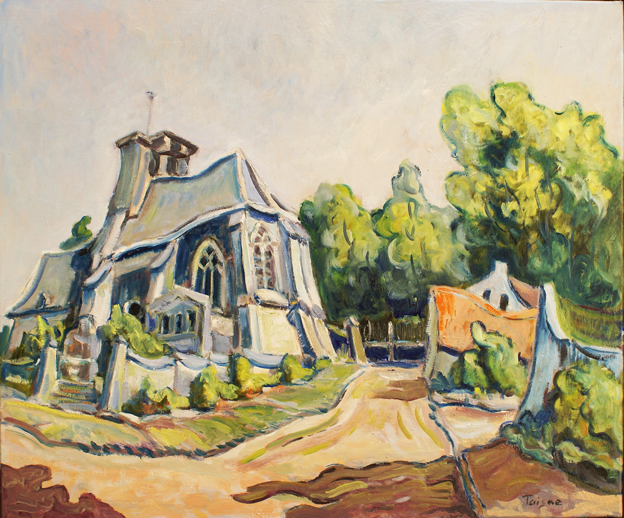 L'église d'Attin 46x55