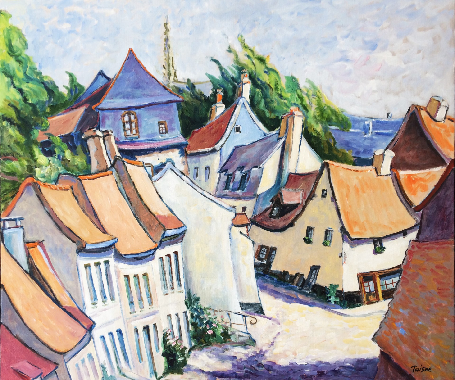 La Cavée blanche 73x60