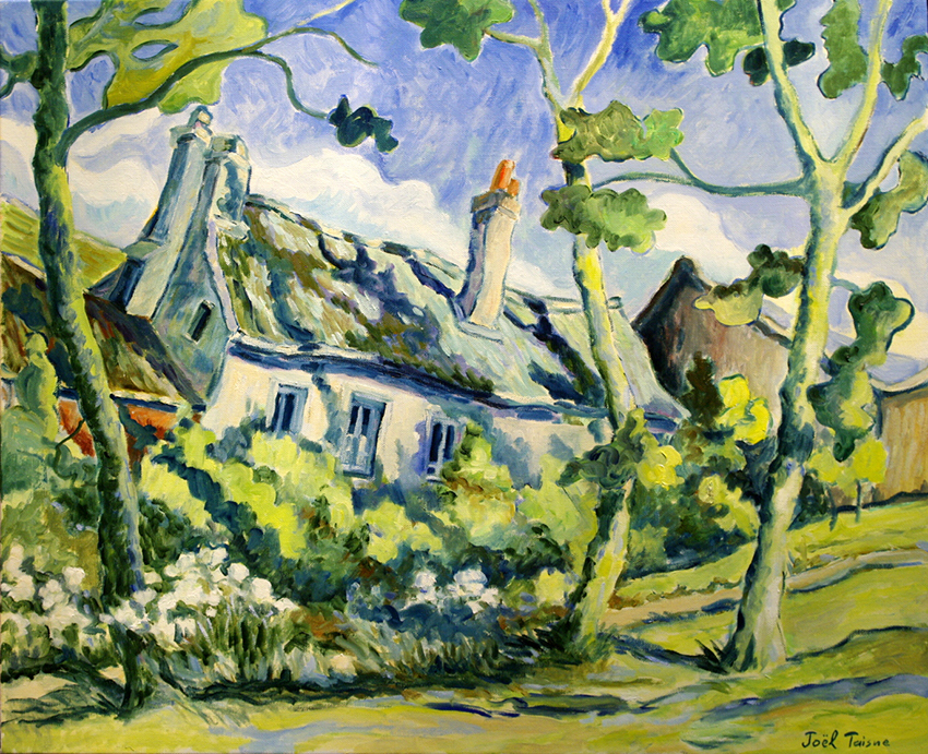 La maison cachée - 73 x 60 cm