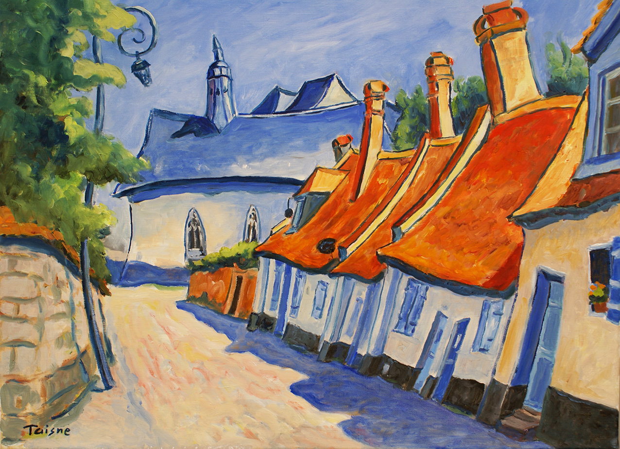 La rue du Clape en Bas 61x46