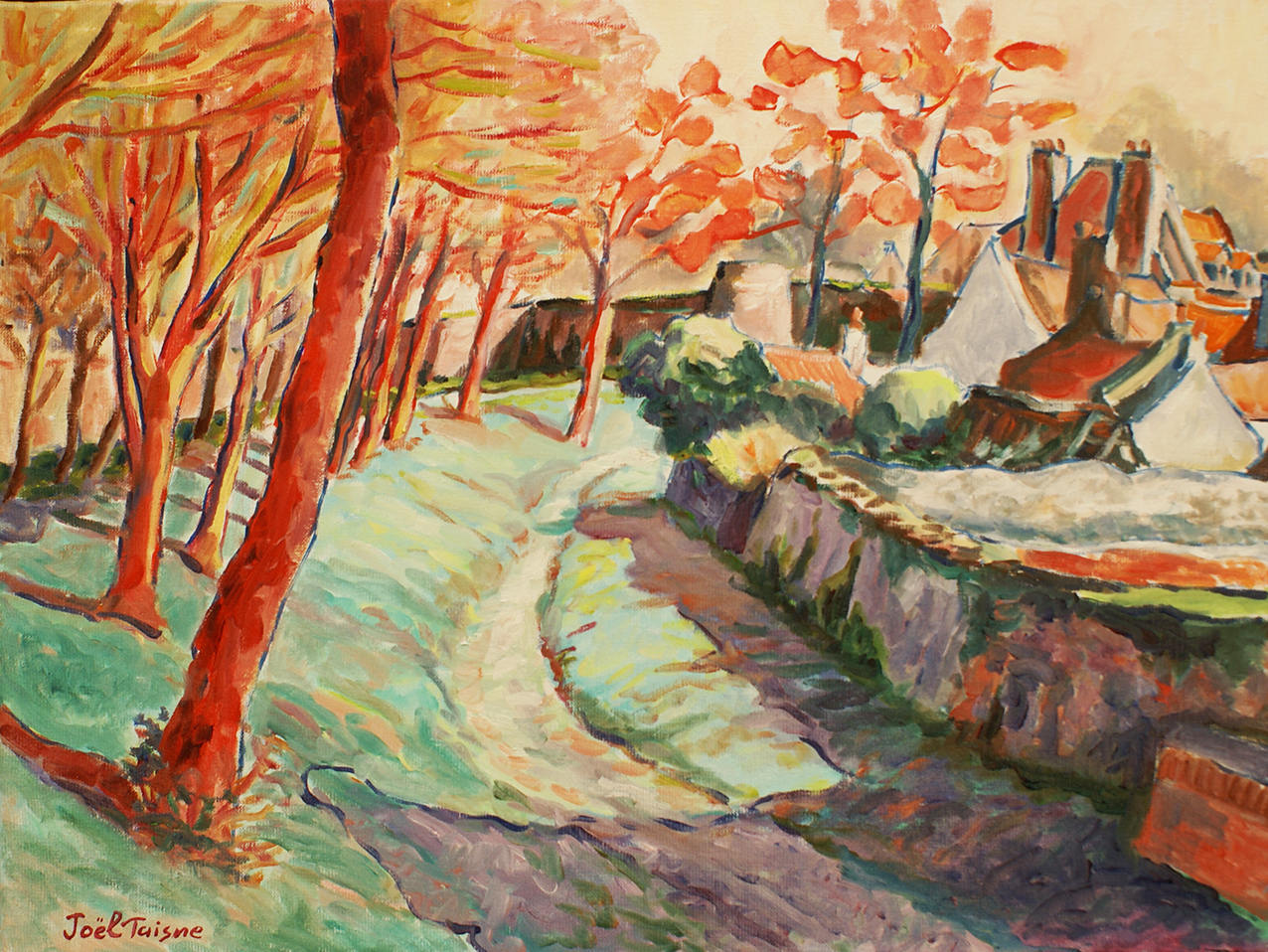 Le chemin de promenade 61x46