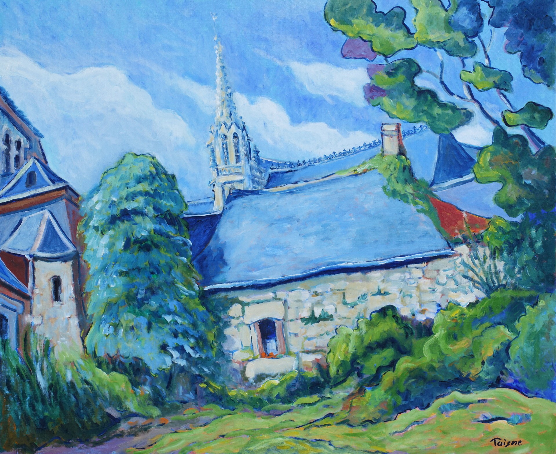 Le choeur sauvage de St Saulve 73x60