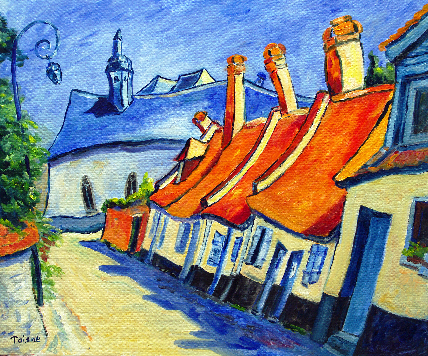 Le silence de la rue du Clape 61x46