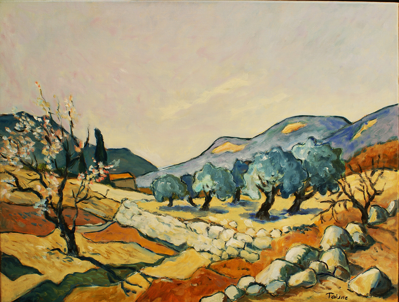 Les oliviers de Cotignac 65x50