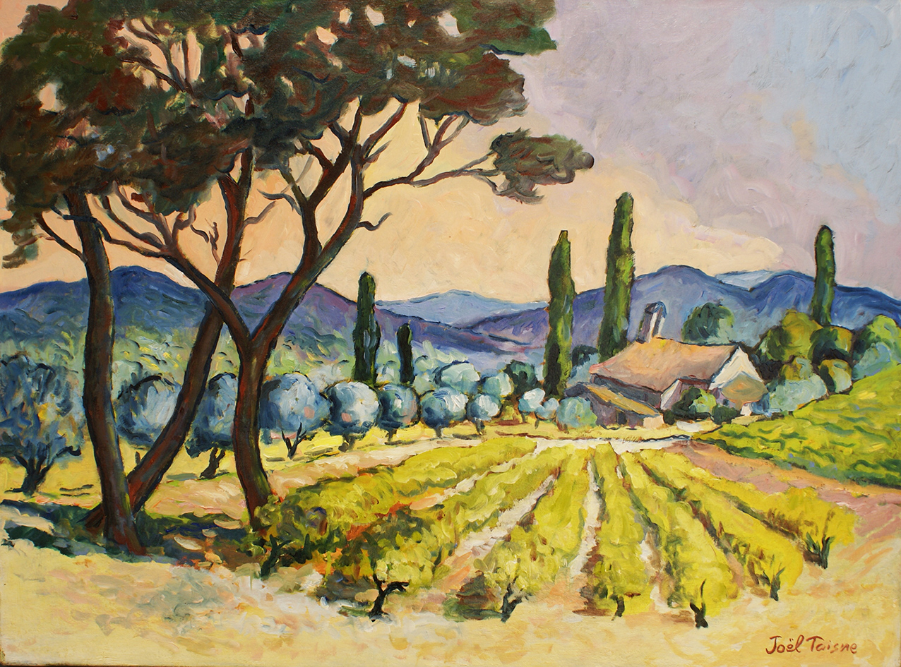 Les vignes de Cotignac 73x54