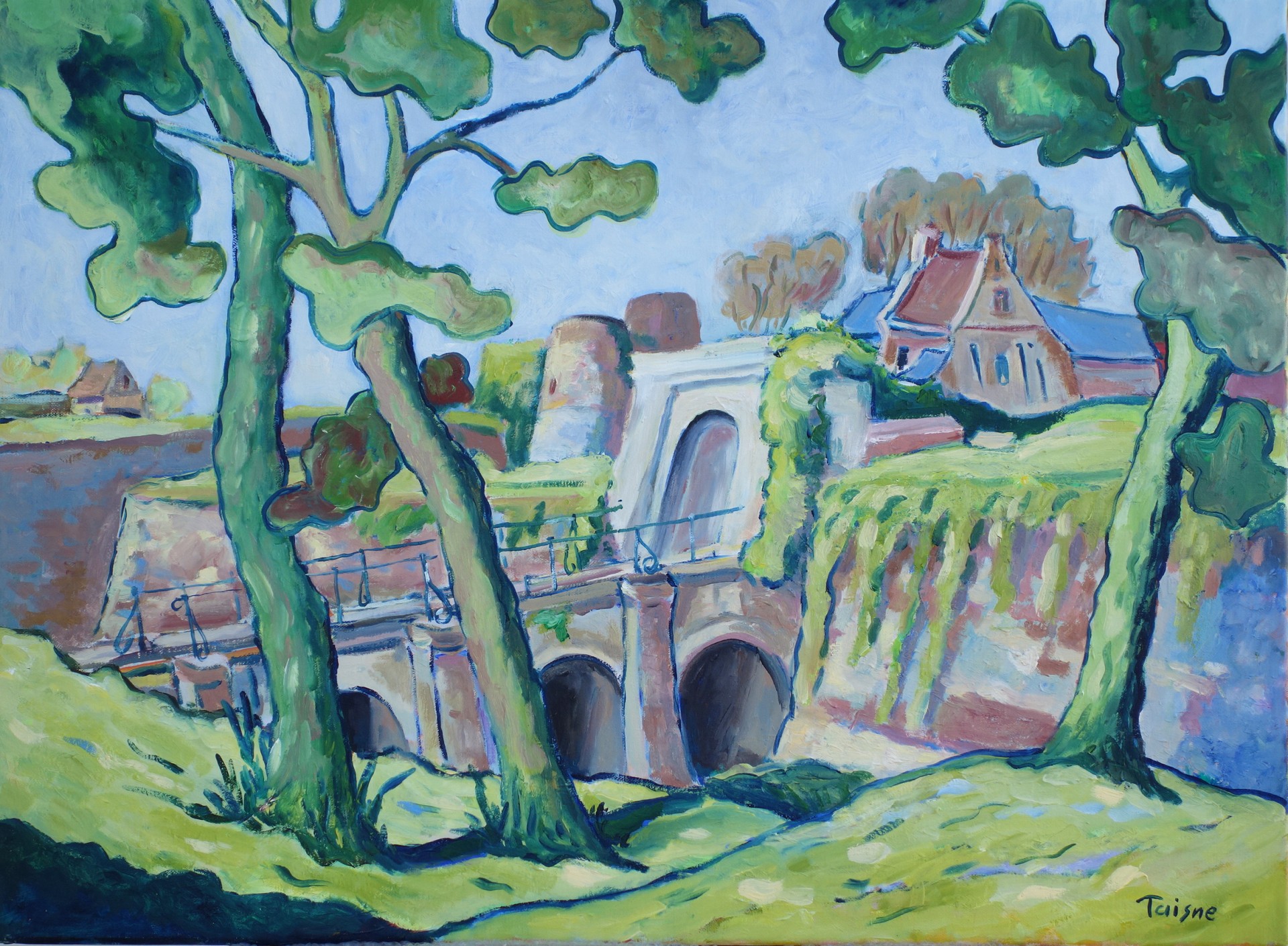 Un pont pour le passé 73x54